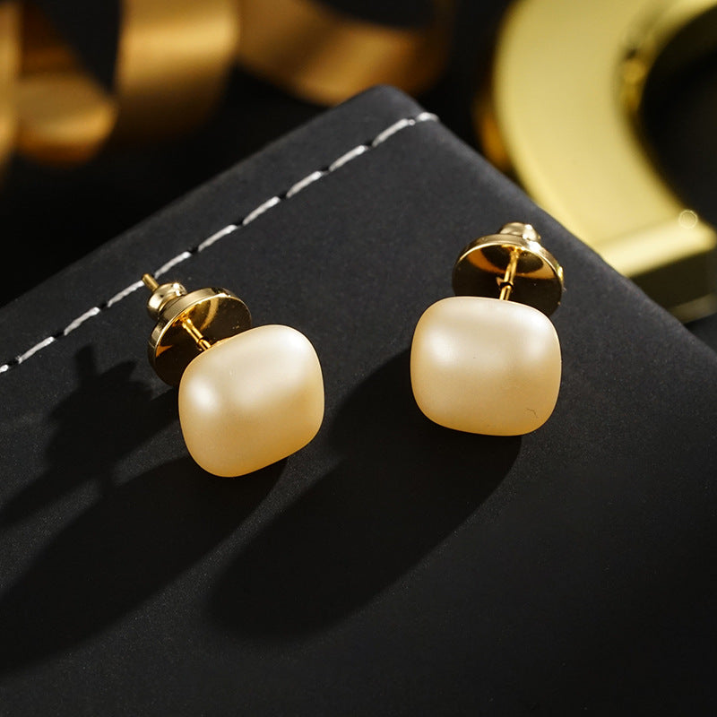 Wholesale small square luxury earrings