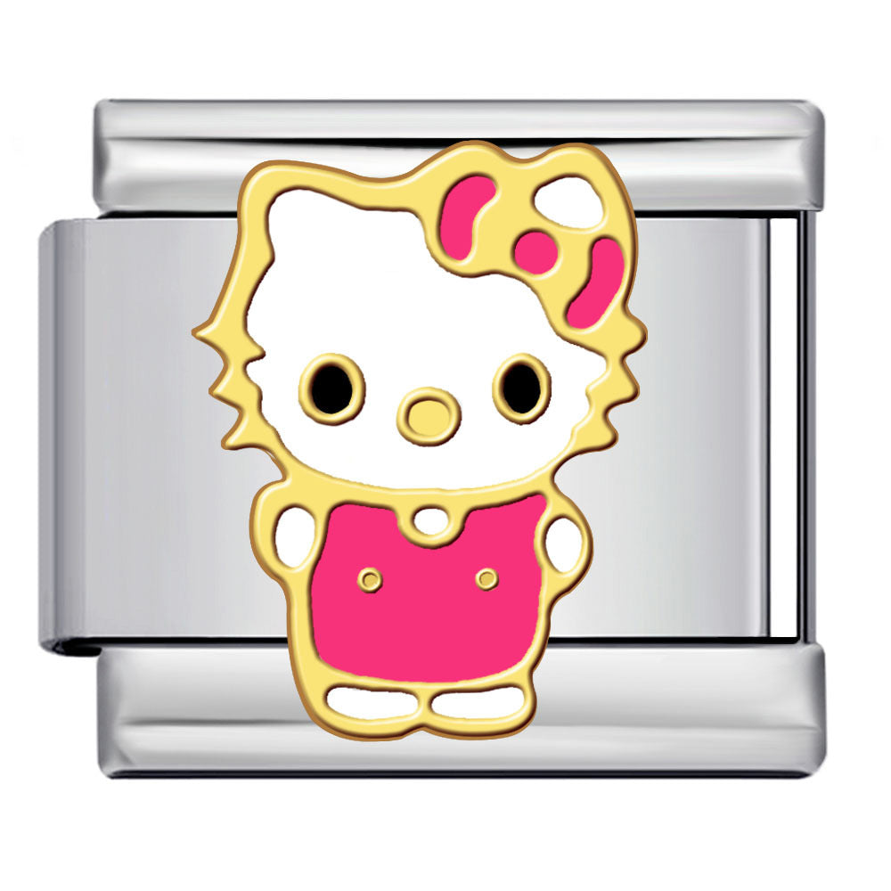 Wholesale 9mm Italian Charm Starter Bracelets DIY square Single Section Creative Stainless Steel Composable Bracelet