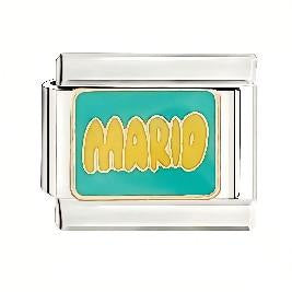 Wholesale  Italian Charm Starter Bracelets DIY square Single Section Creative Stainless Steel Composable Bracelet