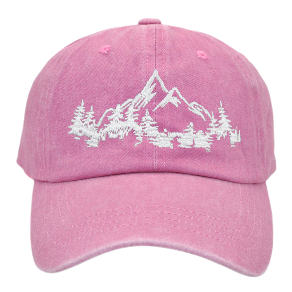 Wholesale Embroidered Mountain Forest Baseball Cap Peaked Cap ACC-HT-PeiNi002