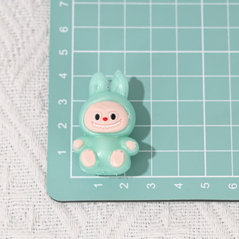 Wholesale 10pcs Rubber Cute Cartoon Beads DIY Bead Accessories