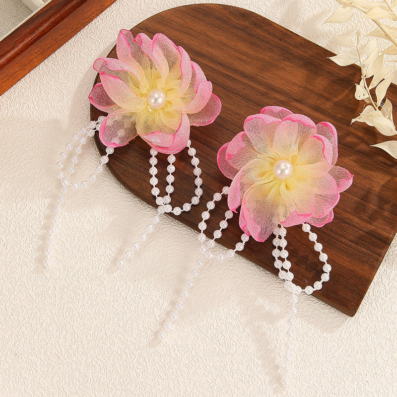 Wholesale  Flower Pearl Earrings