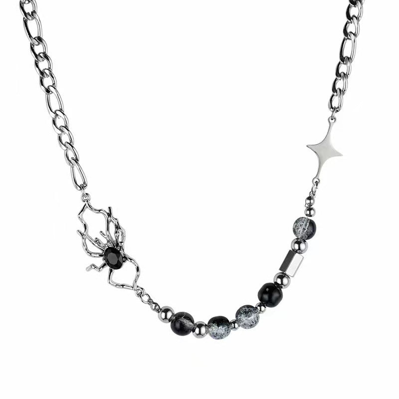 Wholesale Cross Zircon Colorfast Titanium Steel Necklace ACC-NE-NS001