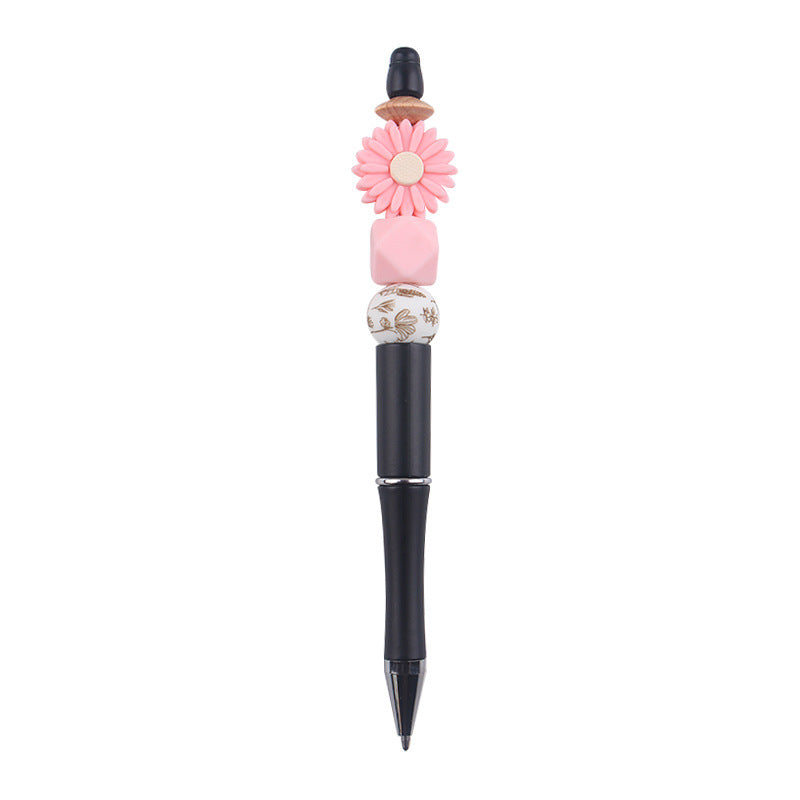 Wholesale Beaded Pen Gel Pen Creative DIY Cartoon Daisy Flowers  Pen