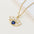 Wholesale Copper Gold-plated Micro-inlaid Zircon Oil Drops Devil's Eye  Pendant