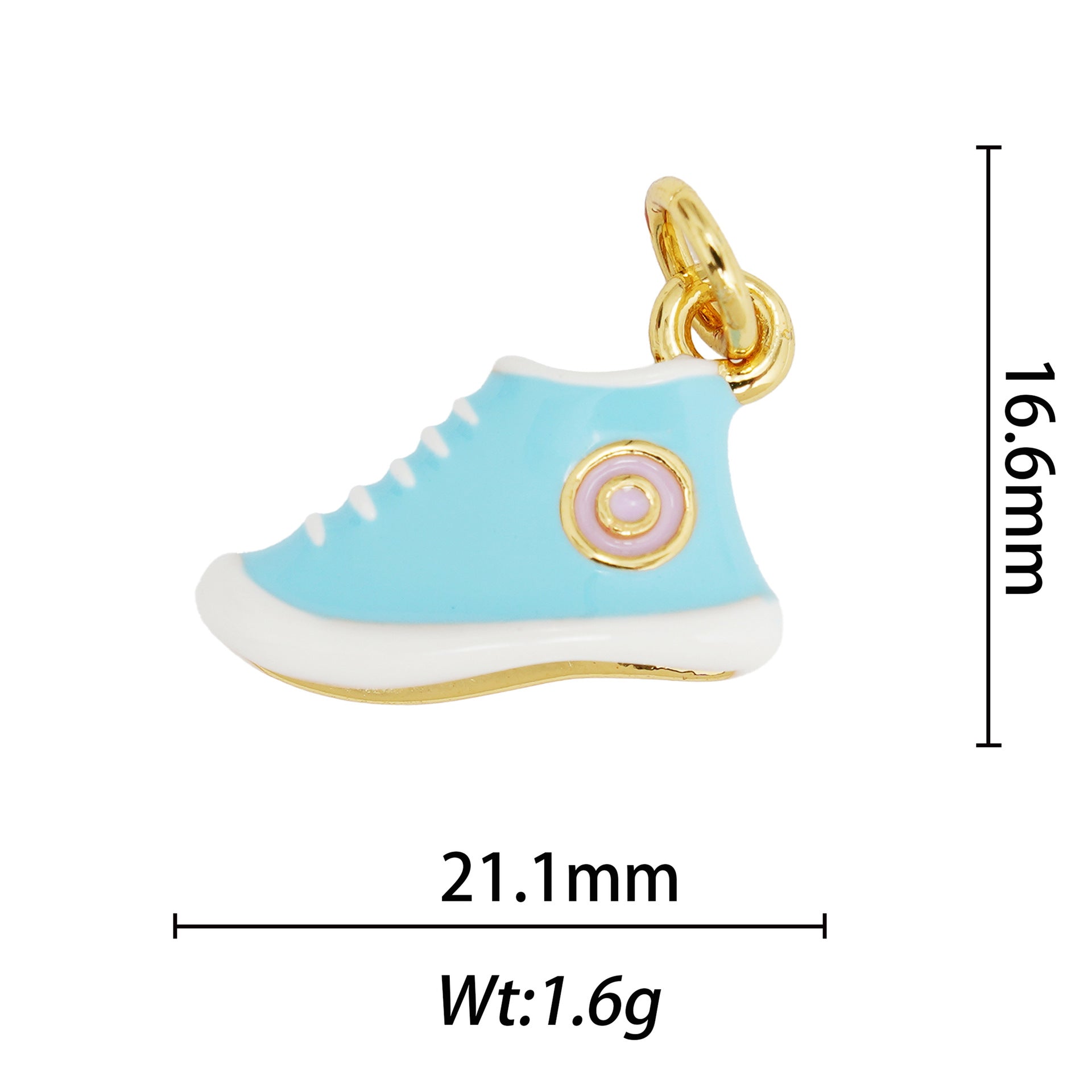 Wholesale 10pcs Electroplated Ladies 18k Necklace Decorations Pendant