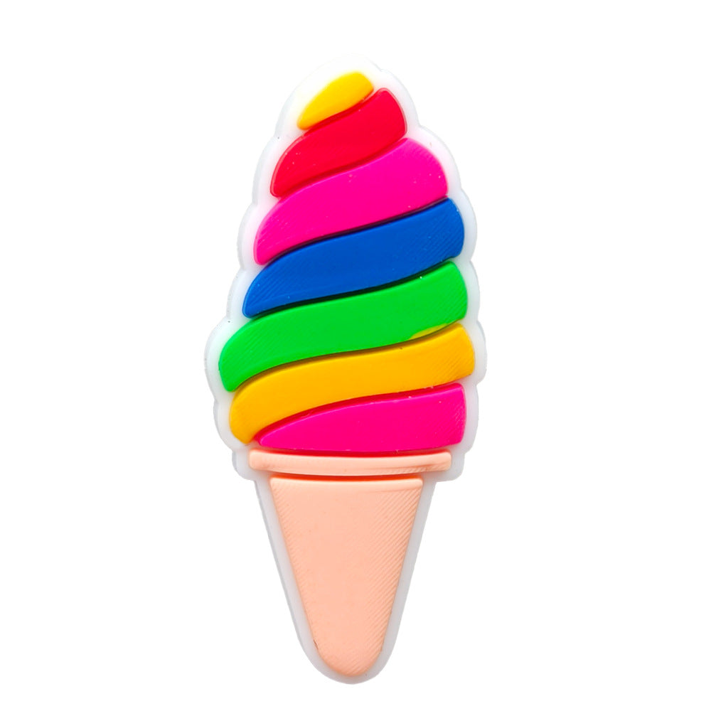 Wholesale Random 10pcs Cute Cartoon Candy Series Shoe Accessories Shoe Charms