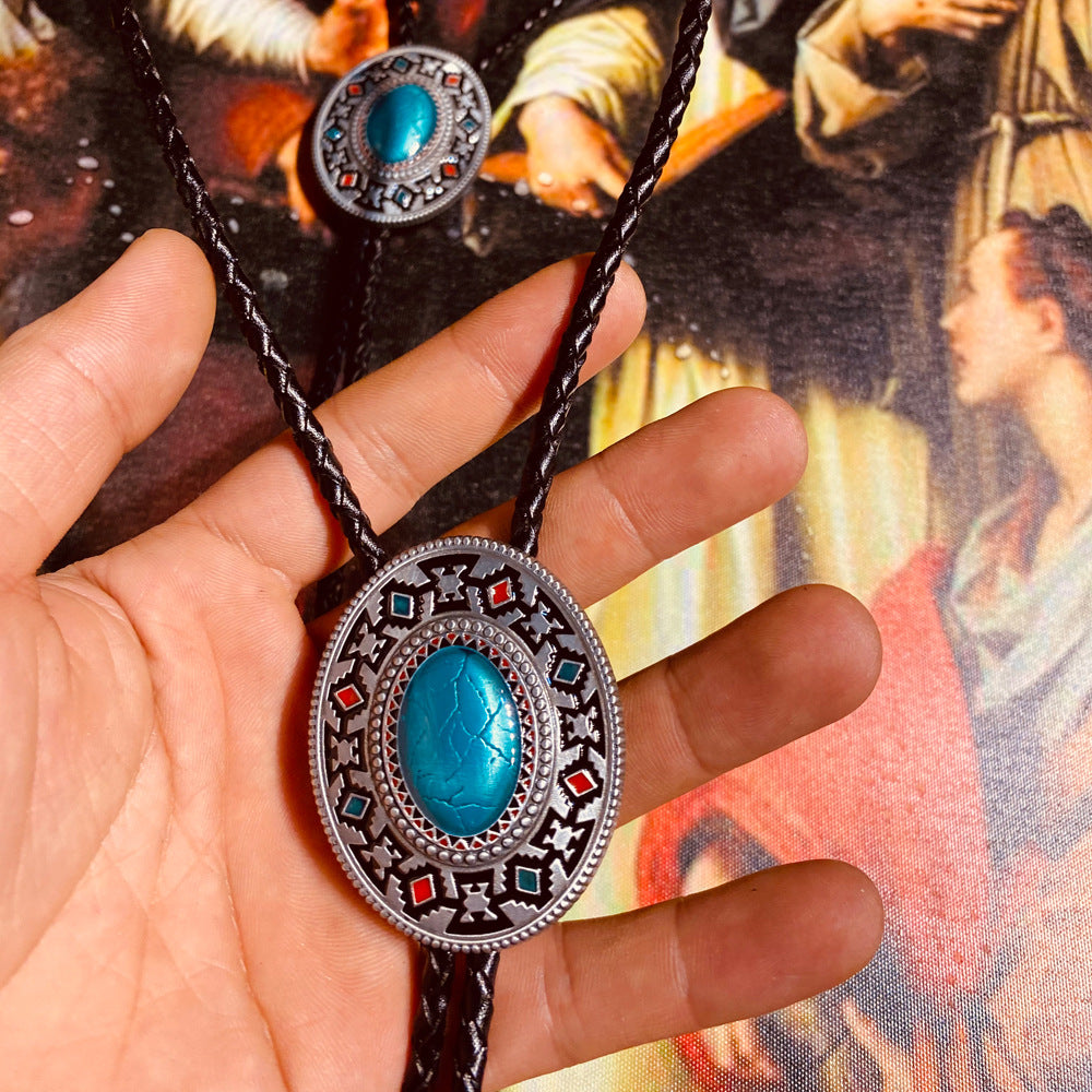 Wholesale light luxury polo long vintage necklace