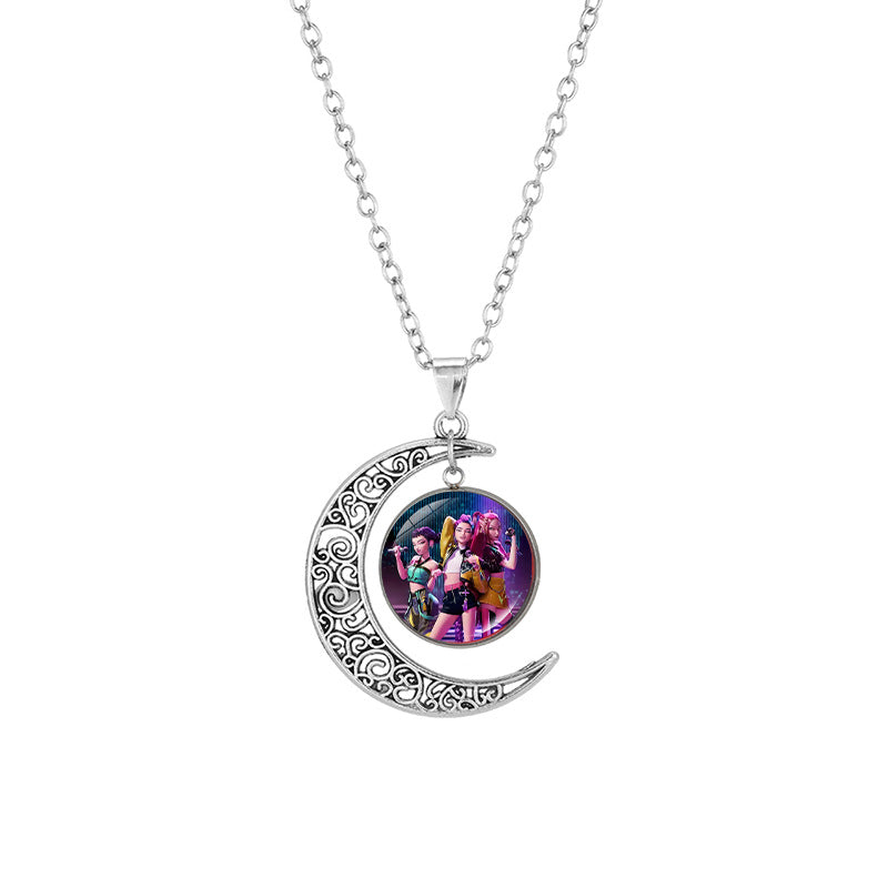 Wholesale KPOP anime necklace sweater chain