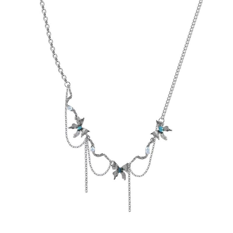 Wholesale Tassel Butterfly Necklace
