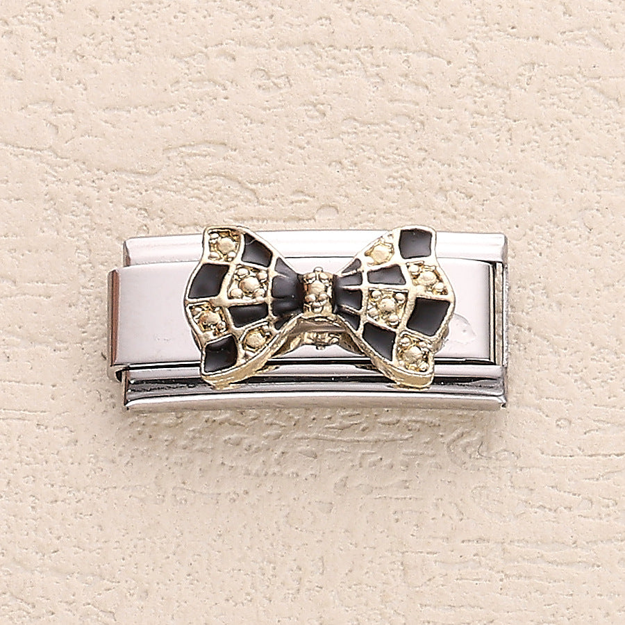 Wholesale 10pcs Italian Charm Bracelet 9mm DIY Splicing Cute Creative Stainless Steel Composable Bracelet