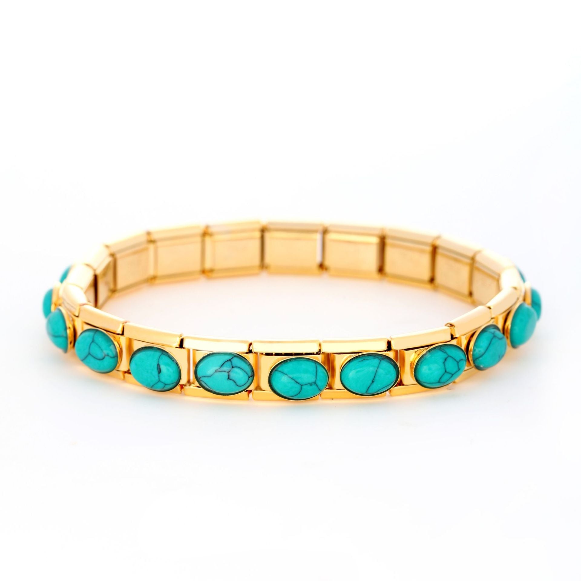 Wholesale Italian Charm Bracelet 9mm DIY Splicing Removable Stainless Steel Big Gem Composable Bracelet ACC-BT-XY050