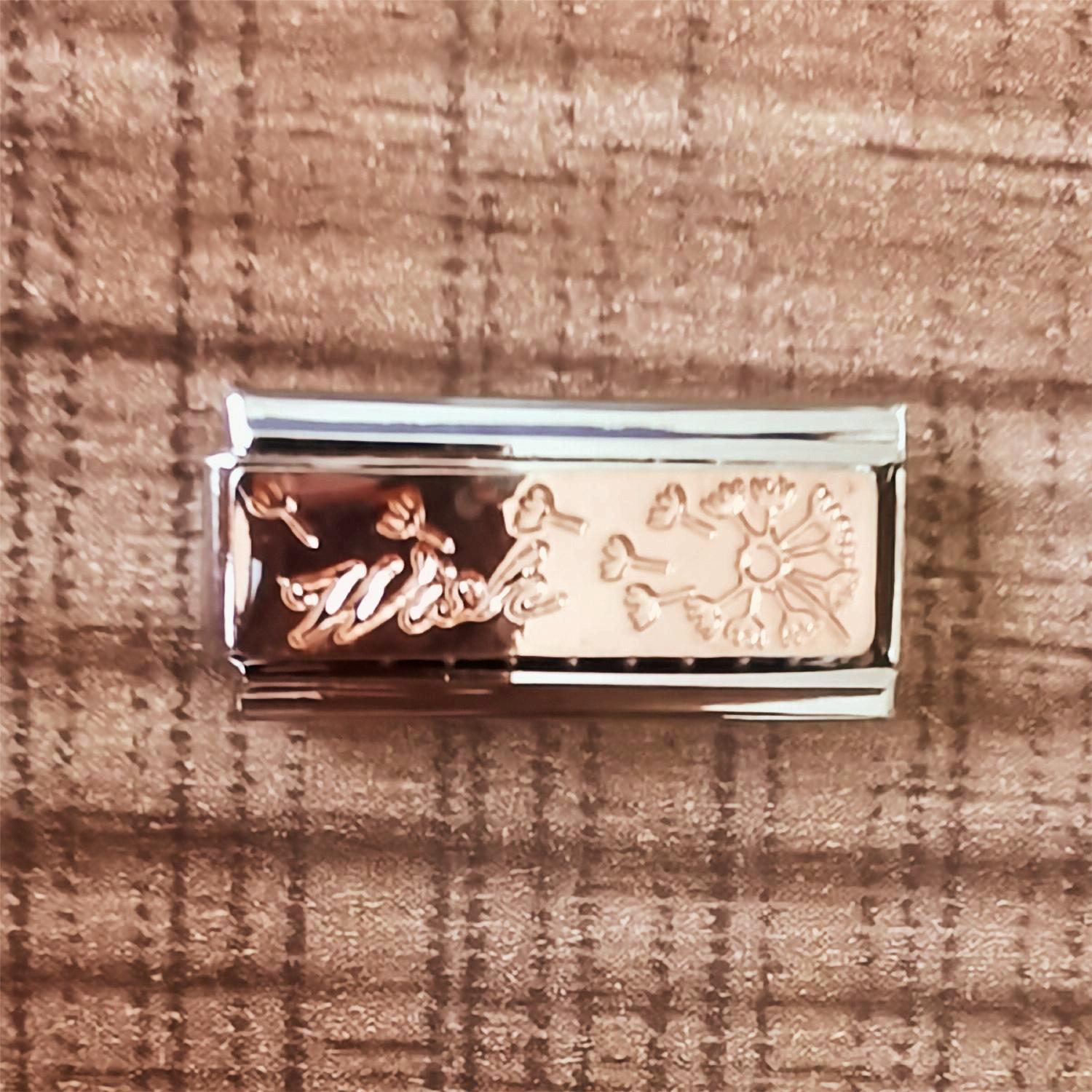 Wholesale Italian Charm Bracelet 9mm DIY Splicing Removable Stainless Steel Composable Bracelet