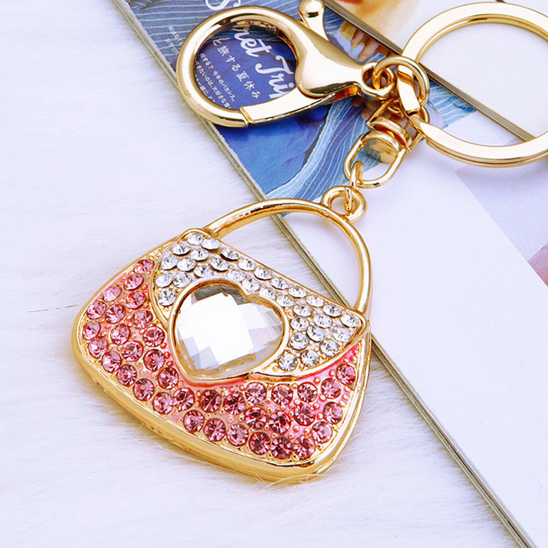 Wholesale Pearl Diamond Zinc Alloy Keychains ACC-KC-RuiYuan002