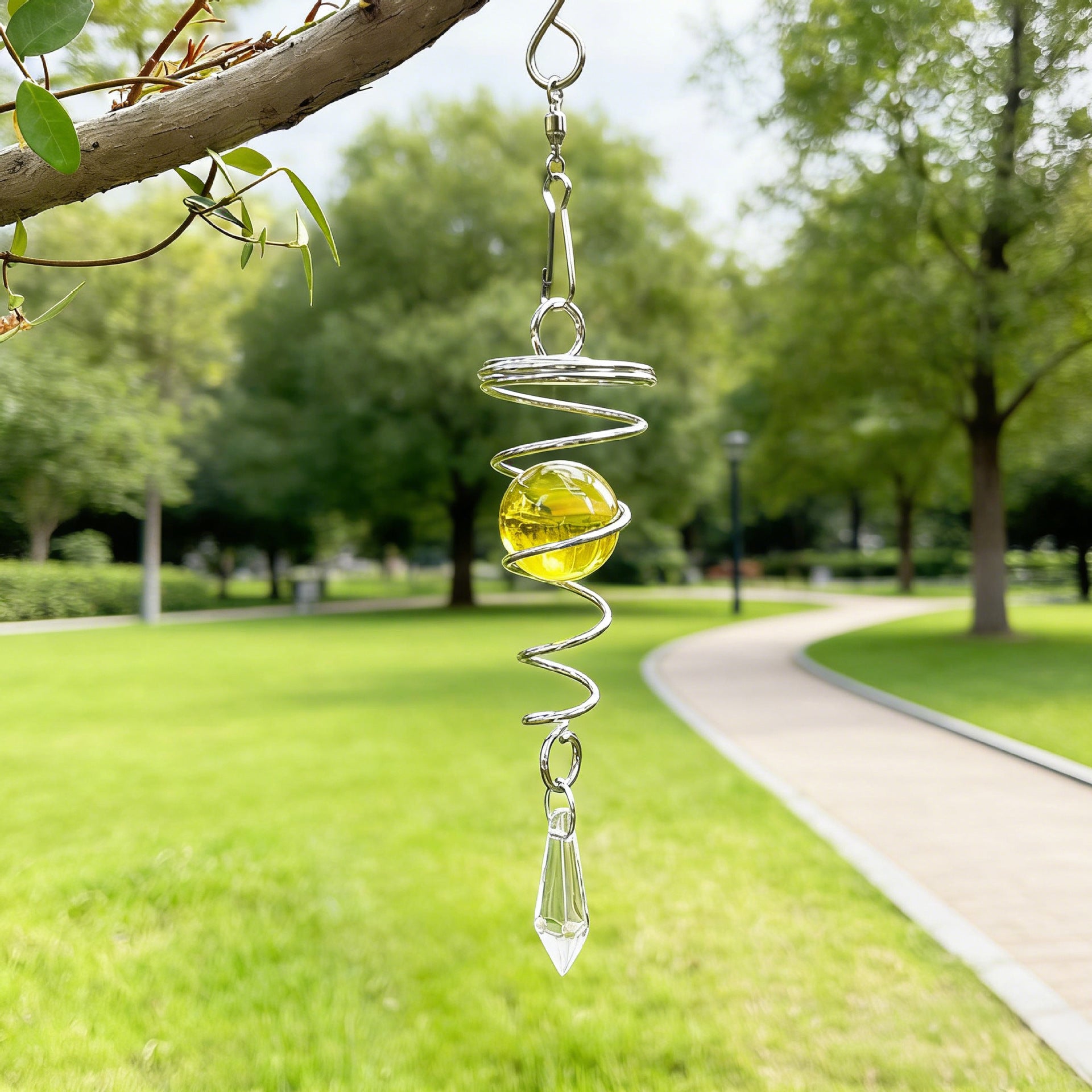 Wholesale Glass wind chime pendant