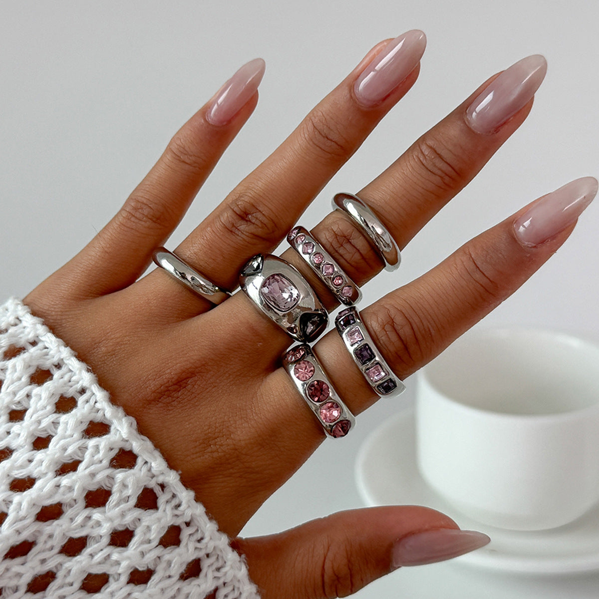 Wholesale Alloy Electroplated Retro Style Ring - Trendy Fashion Jewelry Accessory