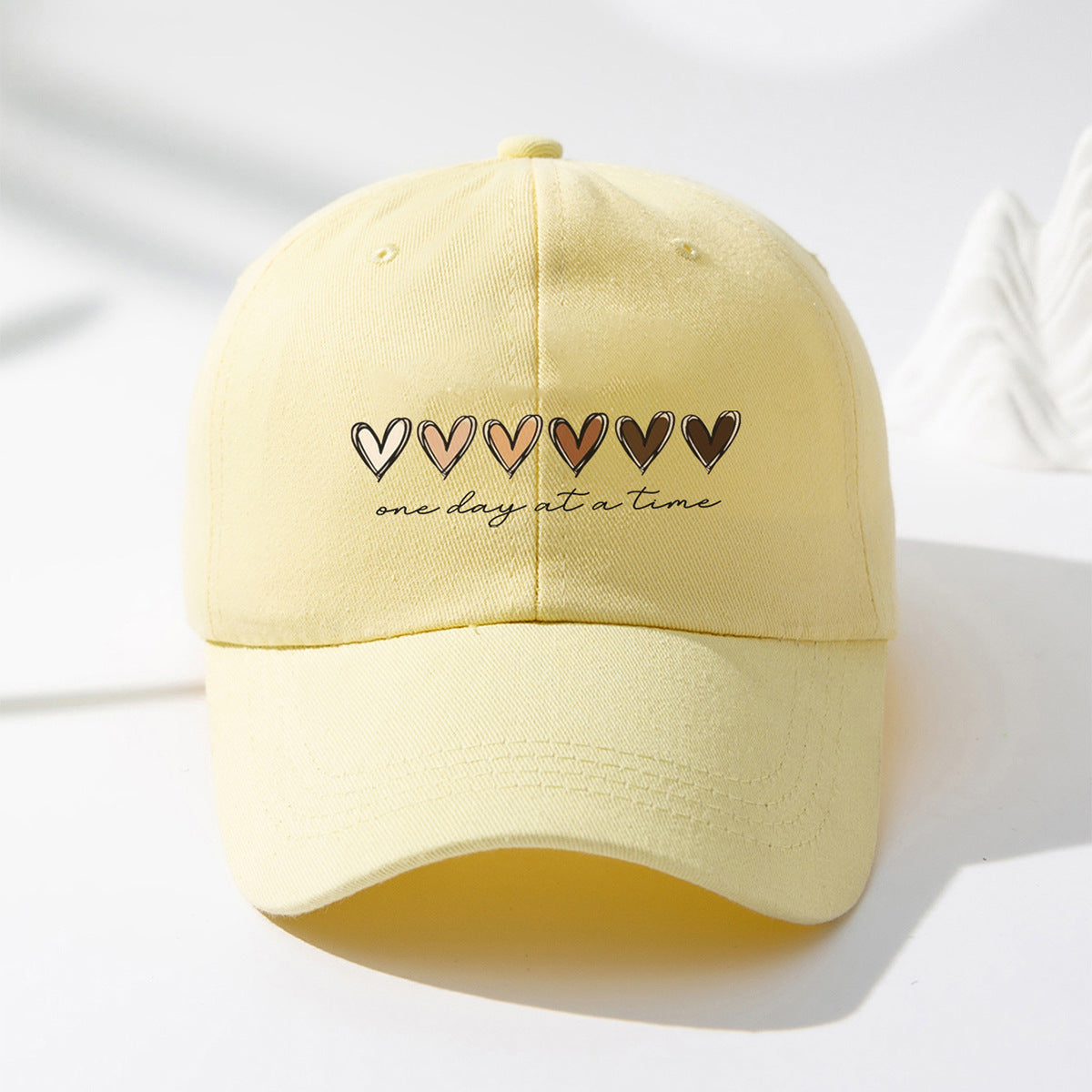 Wholesale Printed Love Gradient English Letters Versatile Sun Visor Baseball Cap Hat ACC-HT-TangQiu012