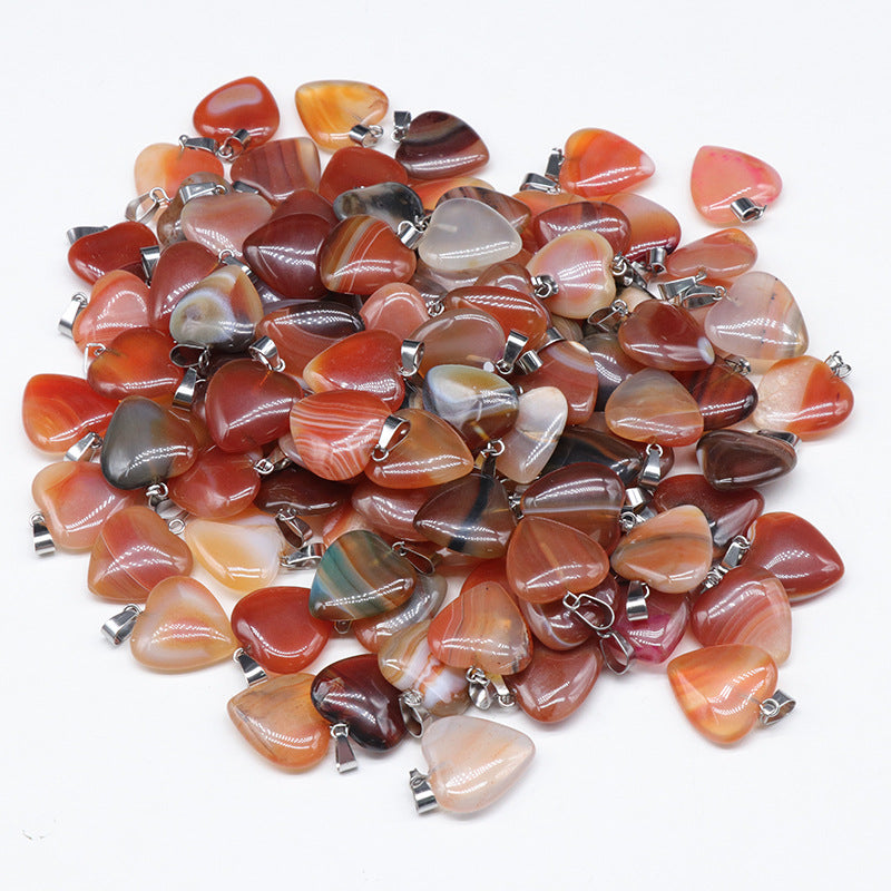Wholesale Agate Colored Love Pendant ACC-PT-KeSuo006