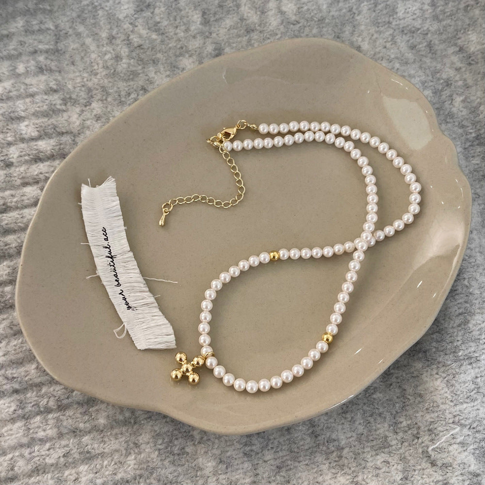 Wholesale  light luxury style pearl necklace