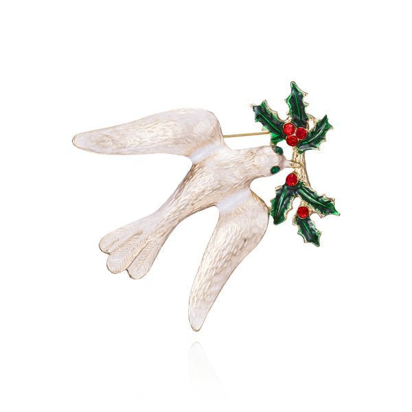 Wholesale Magpie bird animal brooch