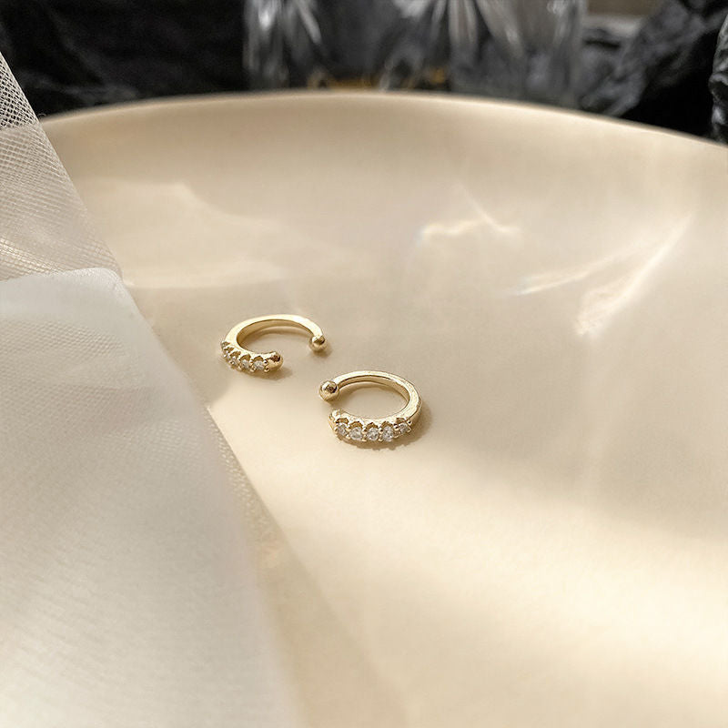 Wholesale Silver Plated Clip On Earrings Retro Fairy Style Fashion Accessory for Boutique Resale