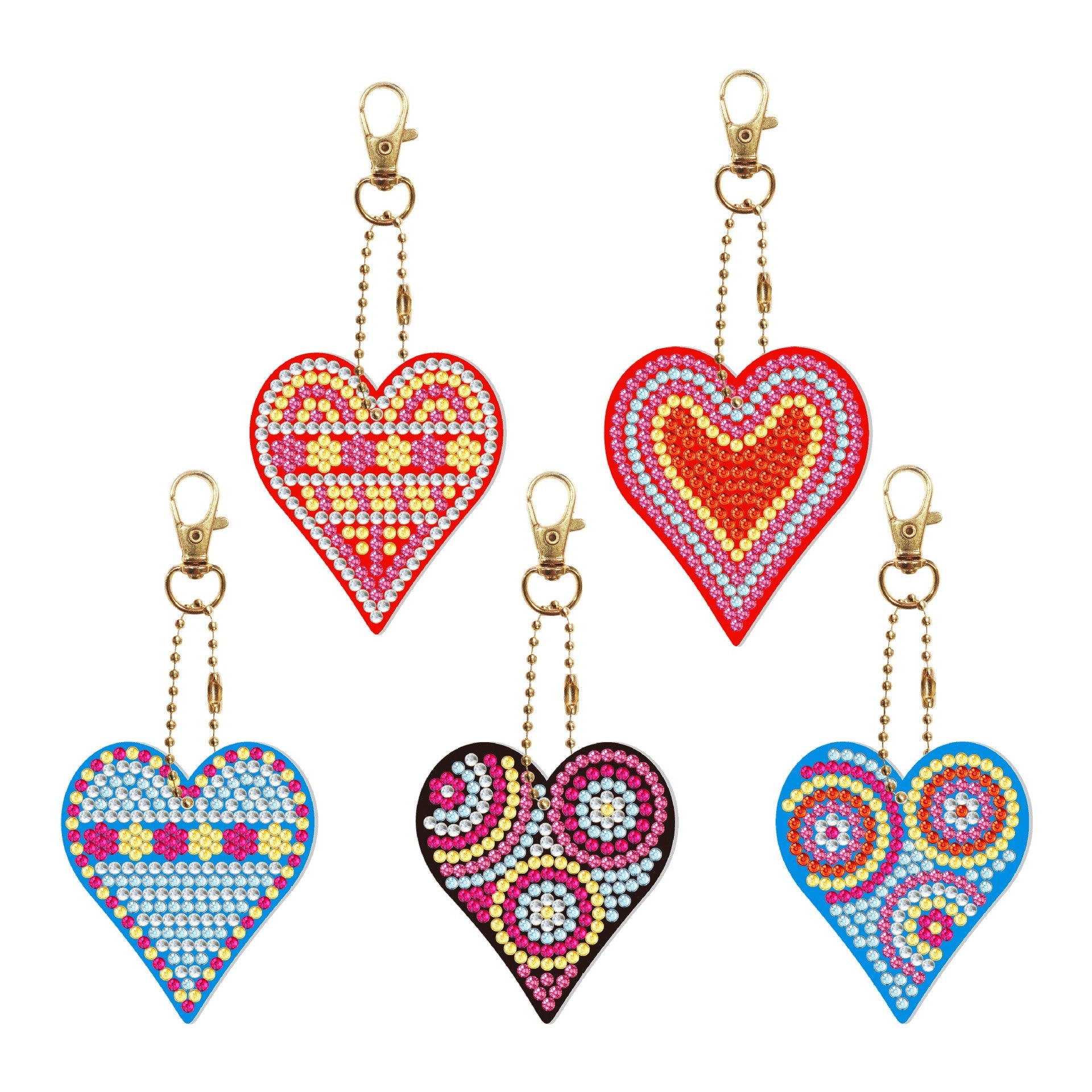 Wholesale Christmas Keychain Handmade Diamond Easter Key Chain ACC-KC-PengDao001