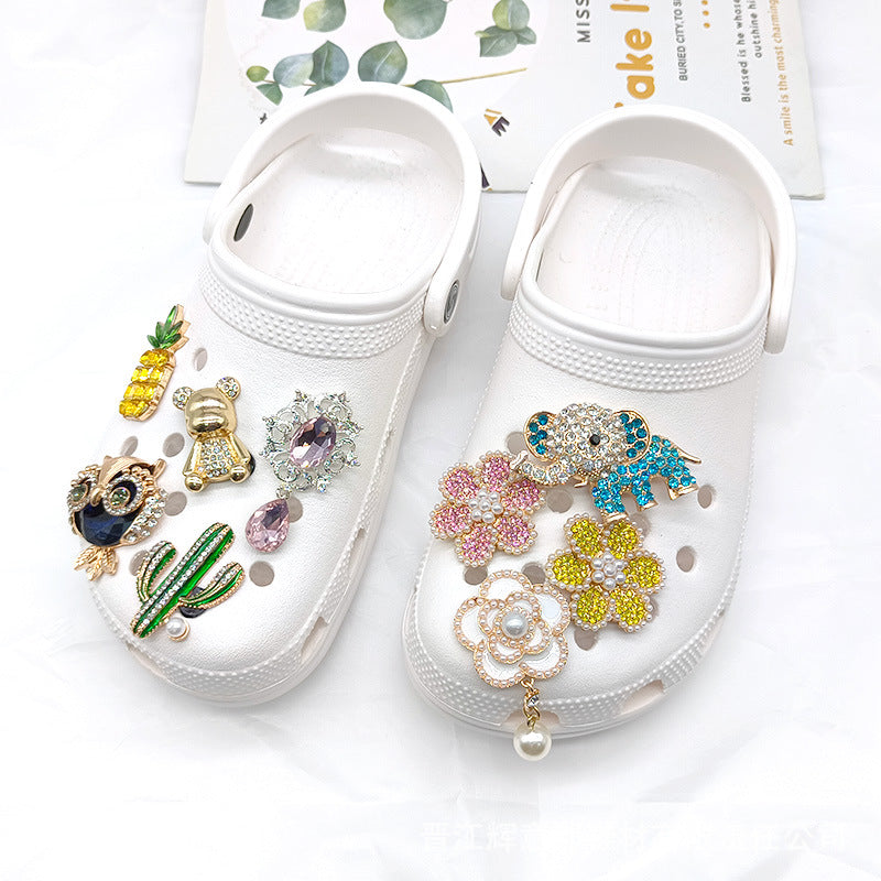 Wholesale  3D Metal Alloy Shoes Accessories Shoes Charms