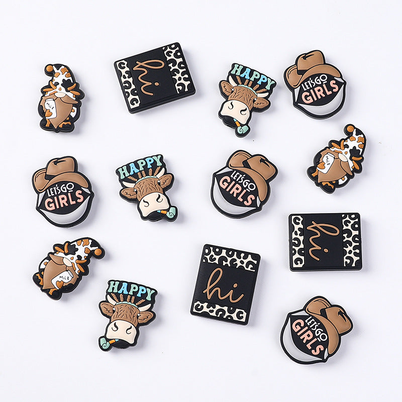 Wholesale  20pcs  gum cartoon Focal Beads DIY Bead Accessories