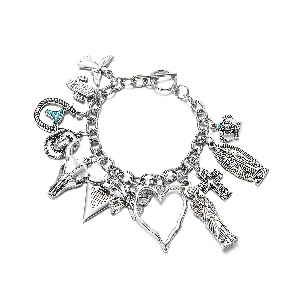 Wholesale Angel Alloy Taurus Maria Cross Bracelet