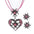 Wholesale Oktoberfest Vintage Heart Diamond Necklace