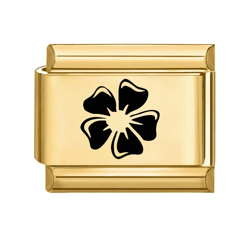 Wholesale  Italian Charm Bracelet 9mm DIY Splicing Removable Cartoon Gold Bottom Stainless Steel Composable Bracelet