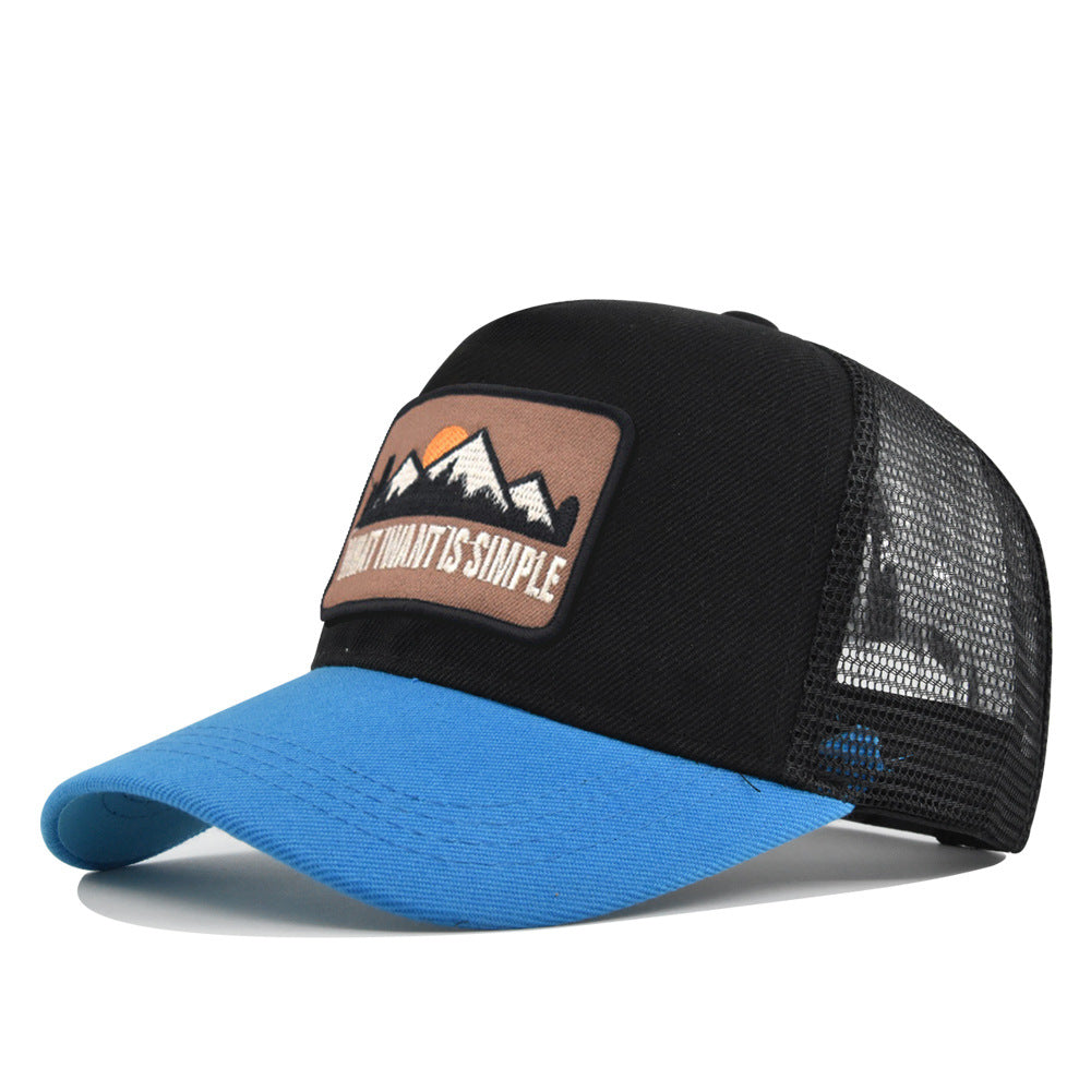 Wholesale Embroidered hill animal summer sunshade net hat