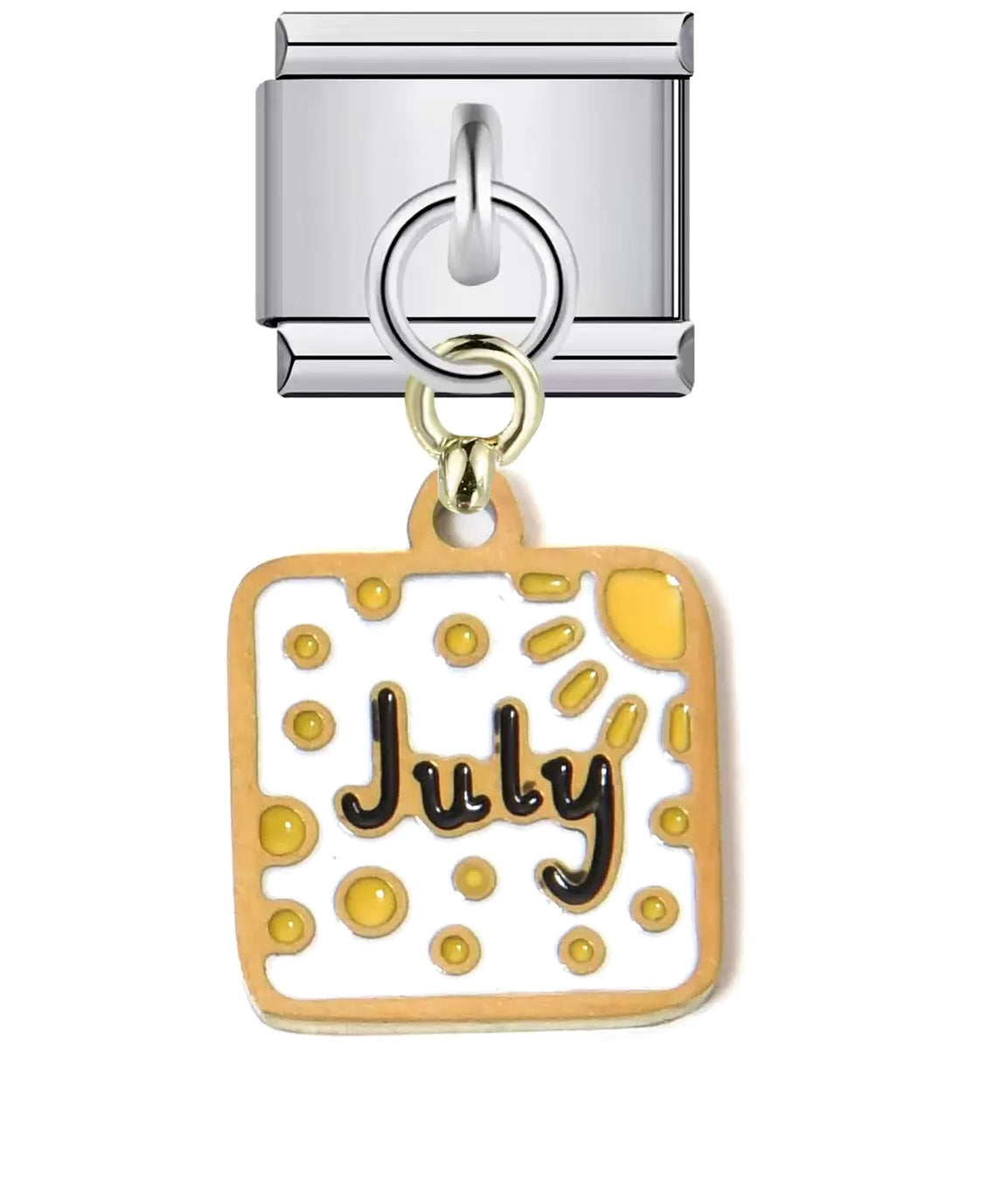 Wholesale Italian Charm Bracelet 9mm DIY Splicing Creative Pattern Pendant Titanium Steel Composable Bracelet