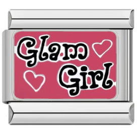 Wholesale Italian Charm Bracelet 9mm DIY Splicing Pink Series Titanium Steel Composable Bracelet