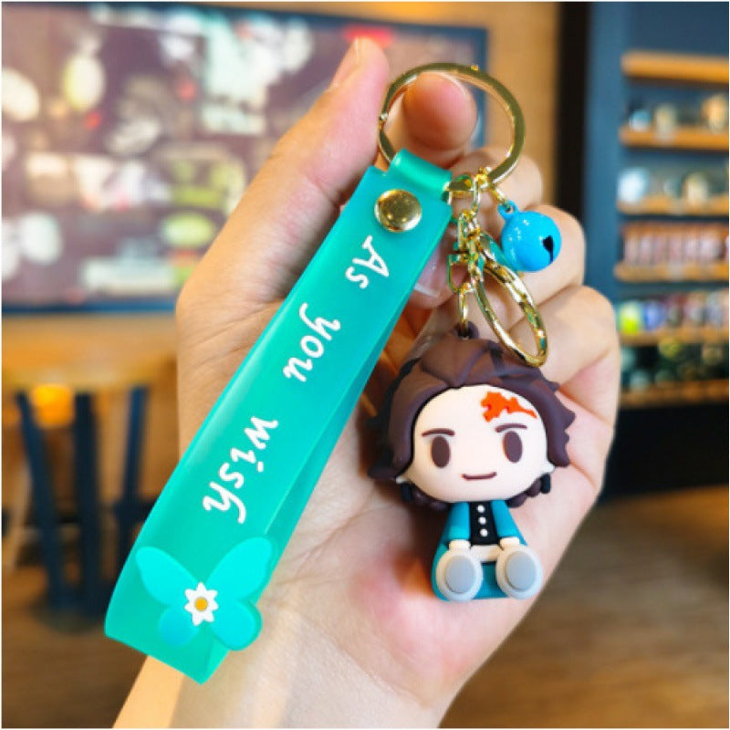 Wholesale Cartoon PVC Soft Keychain Cute Keychain ACC-KC-DingMing001
