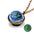Wholesale Galaxy Nebula Cosmic Luminous Double-Sided Retro Pendant Necklace