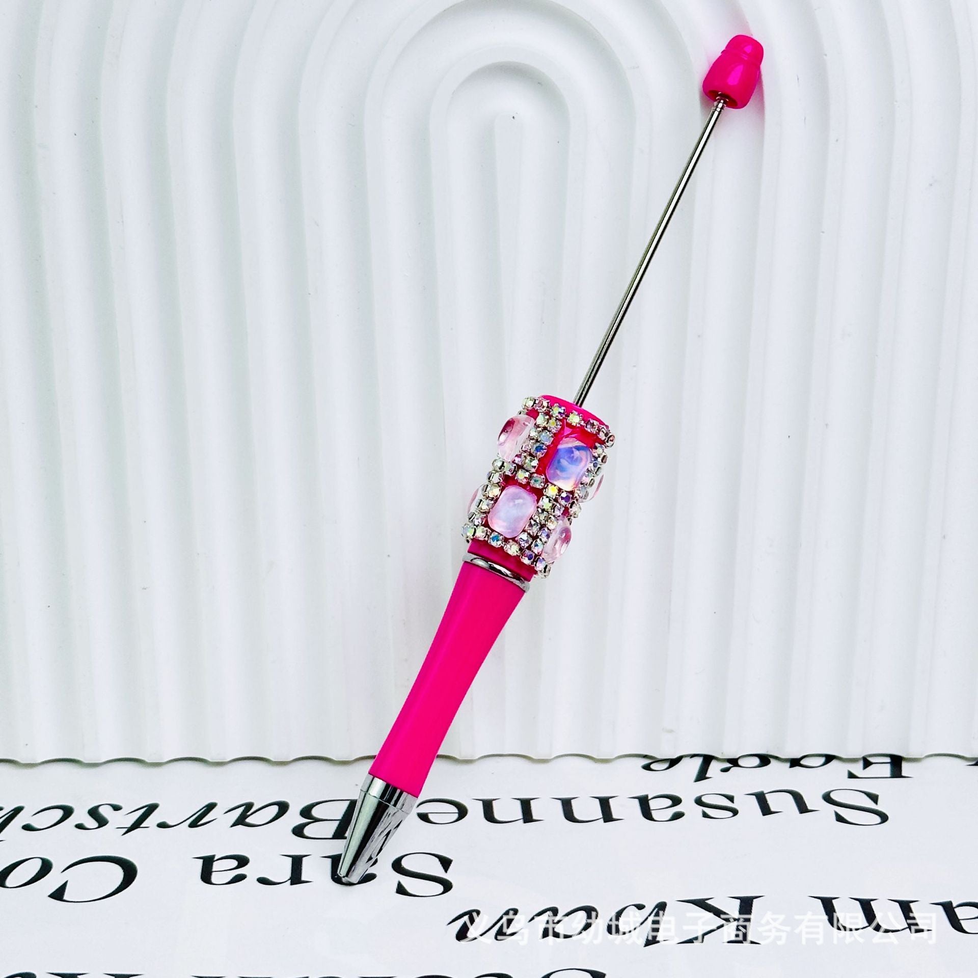 Wholesale 10pcs Creative DIY bright diamond beadable pens