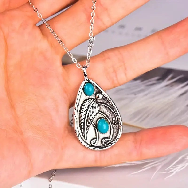 Wholesale Feather Alloy Necklace Pendant ACC-NE-Yunz001