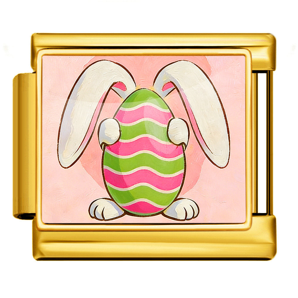 Wholesale Easter Egg Design Stainless Steel Bracelet,  Fashion Accessory for Boutique Resale
