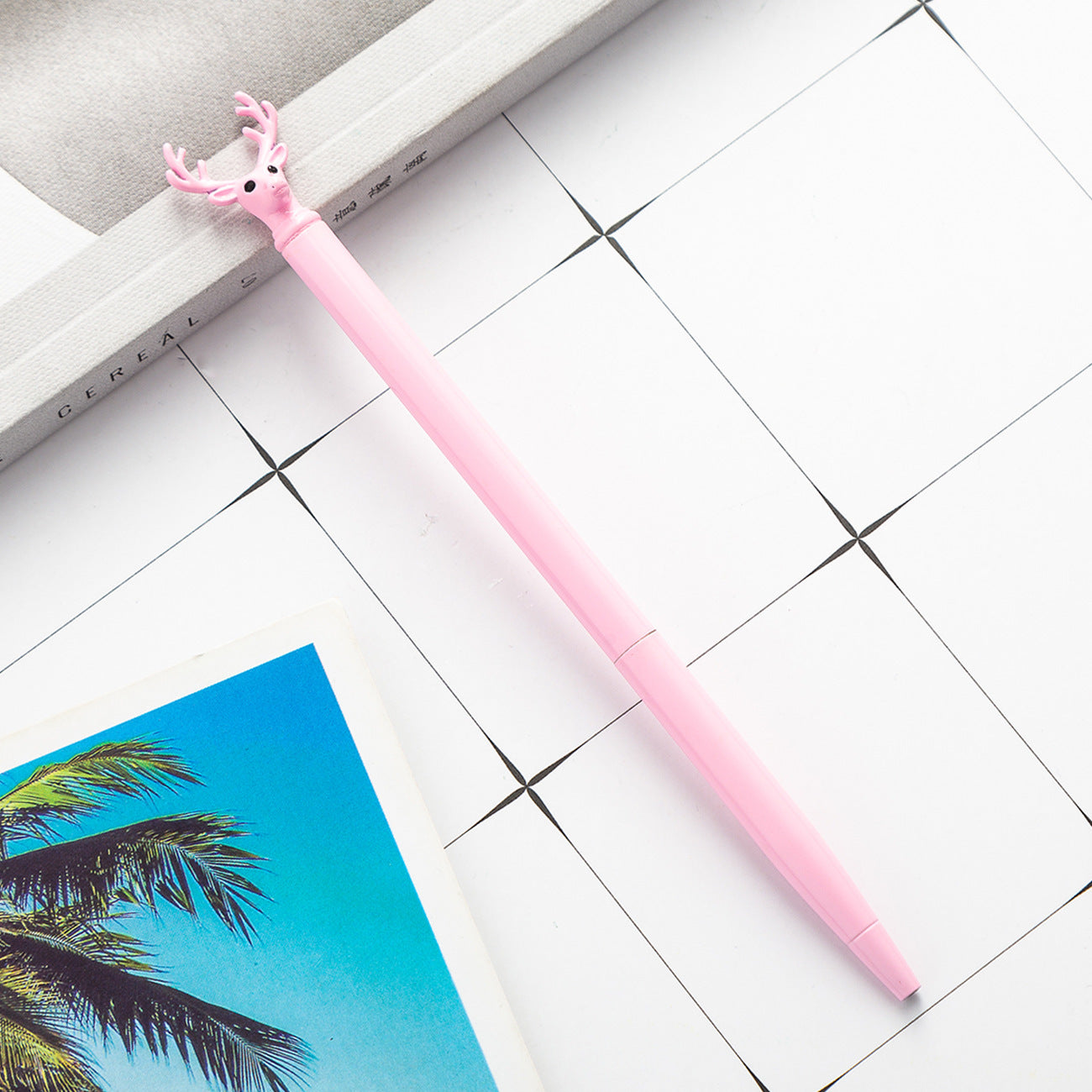 Wholesale Cute Colorfulfulful Deer-shaped Ballpoint Pen