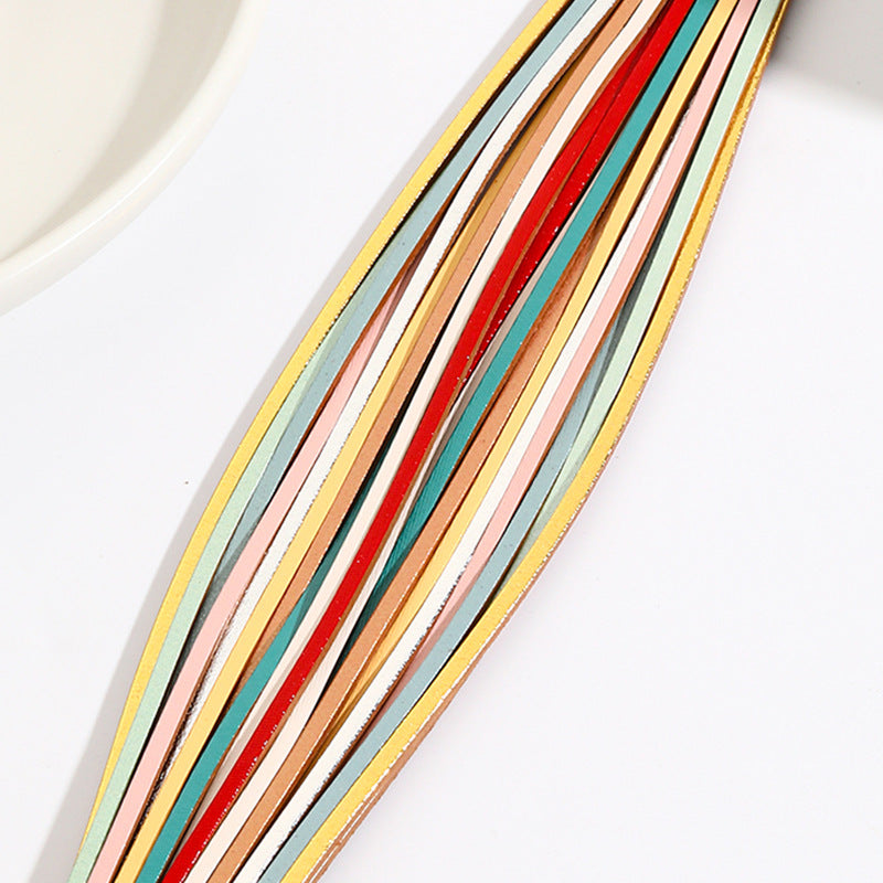 Wholesale Bohemian Leather Bracelet Magnetic Clasp Bracelet ACC-BT-Shangy001