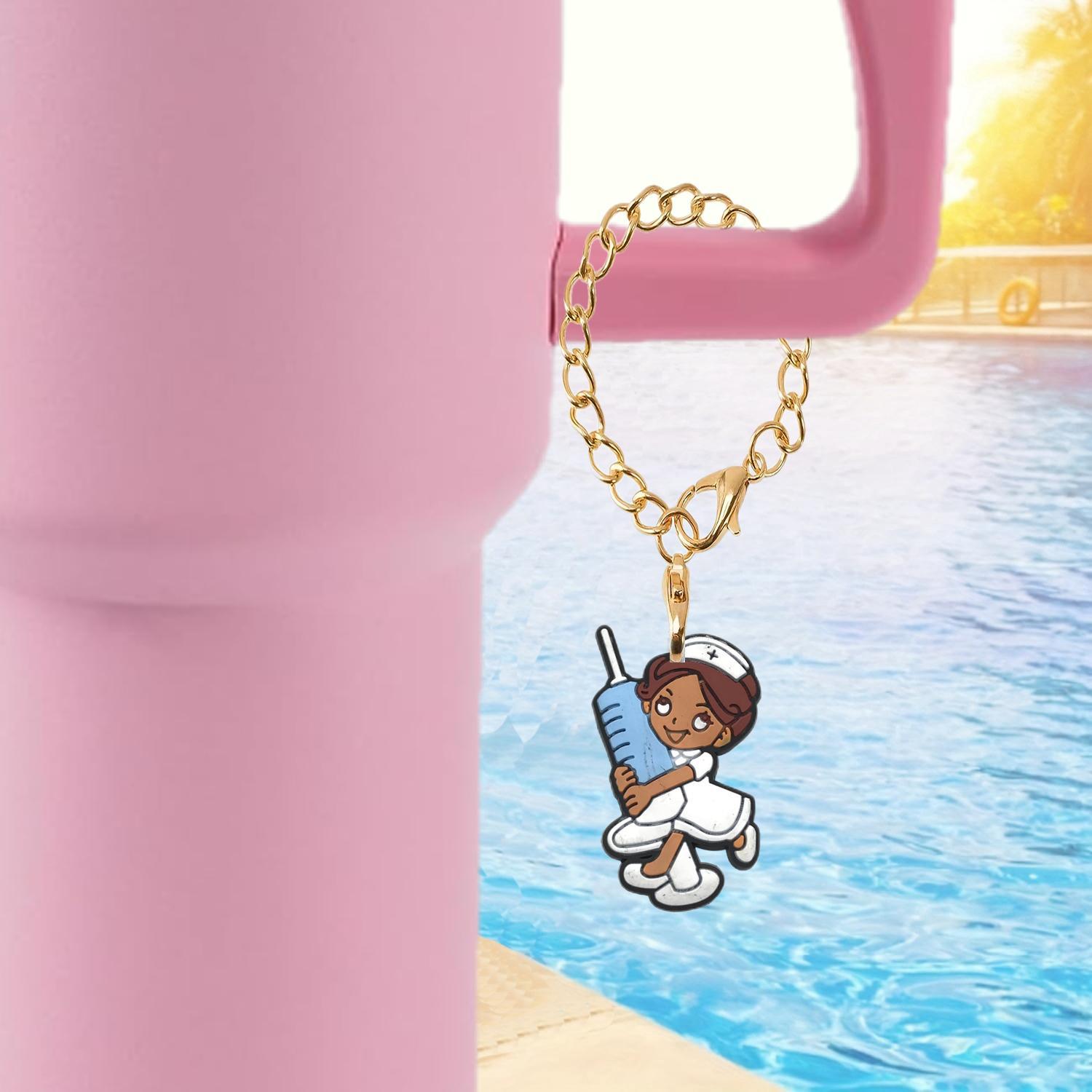 Wholesale Nurse Series Soft Rubber Hanging Chain Cup Accessories Chain ACC-CA-XieJi003