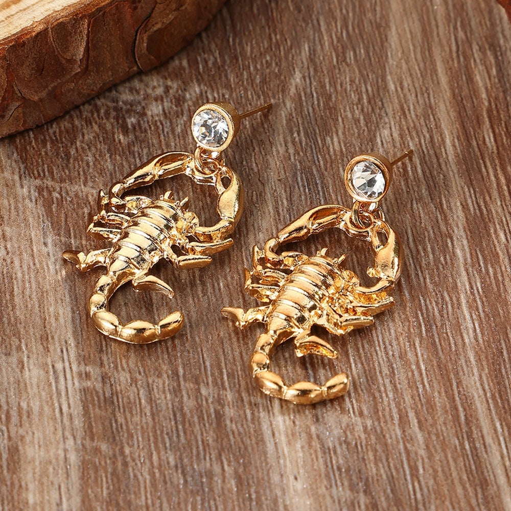 Wholesale Fashion Alloy Drop Earrings Gold Party Jewelry Accessory