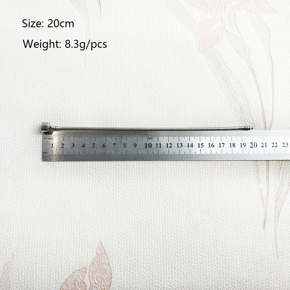 Wholesale Stainless steel waterproof snake bone bracelet