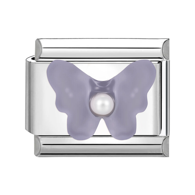 Wholesale  Italian Charm Bracelet 9mm DIY Colorful Personalized Creative Stainless Steel Composable Bracelet