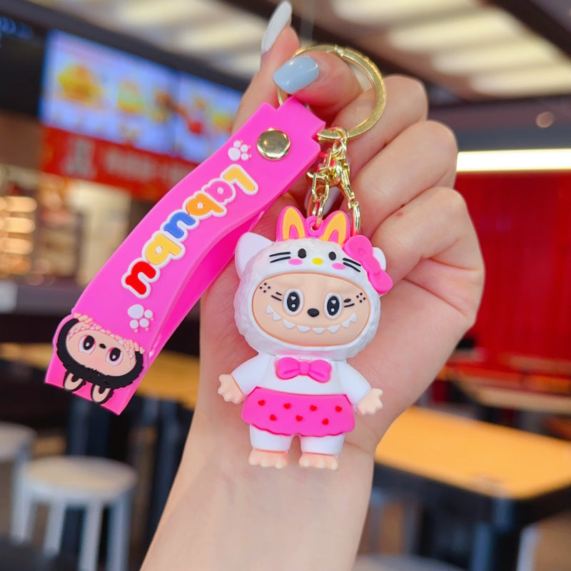 Wholesale Cute cartoon silicone keychain