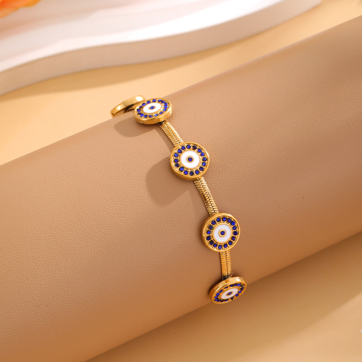 Wholesale stainless steel  East devil's eye series bracelet