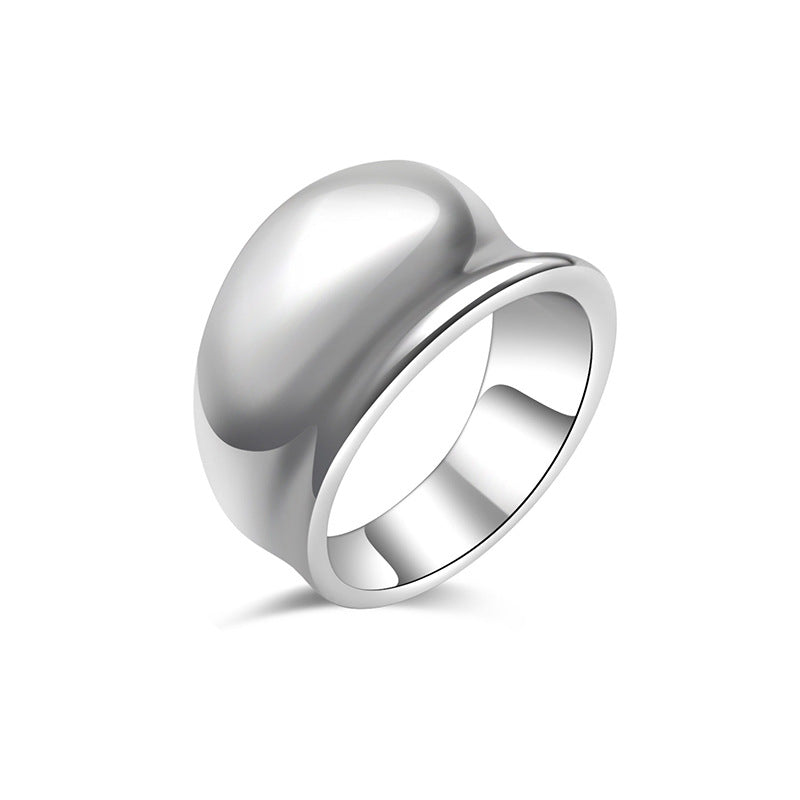 Wholesale  titanium steel casting ring does not fade couple pair ring