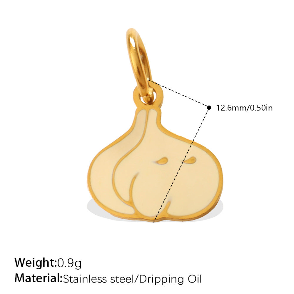Wholesale Vegetable Series Dripping Oil Charms for Jewelry