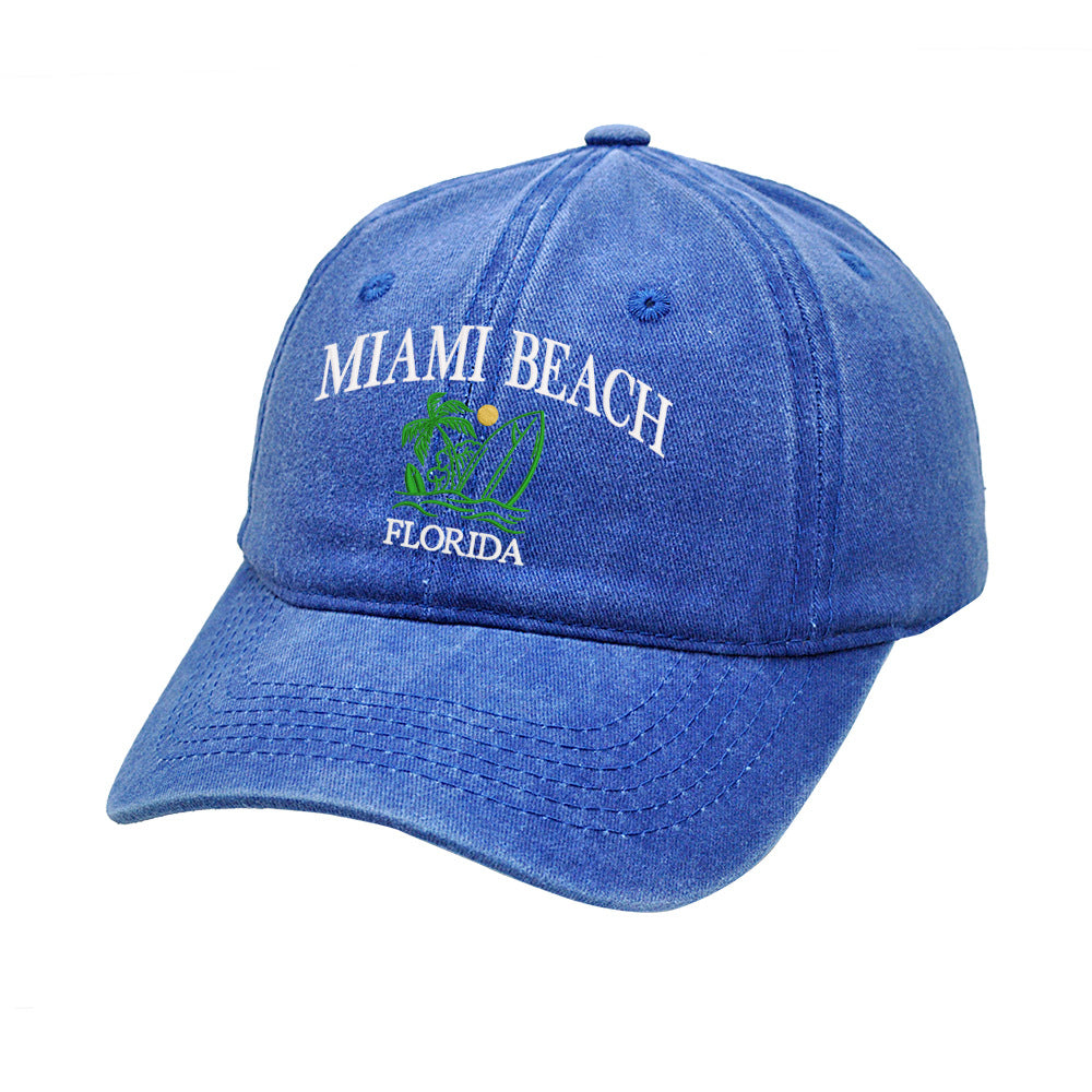 Wholesale Vintage Beach Hat Baseball Cap Embroidered Beach Cap ACC-HT-HaiPu003